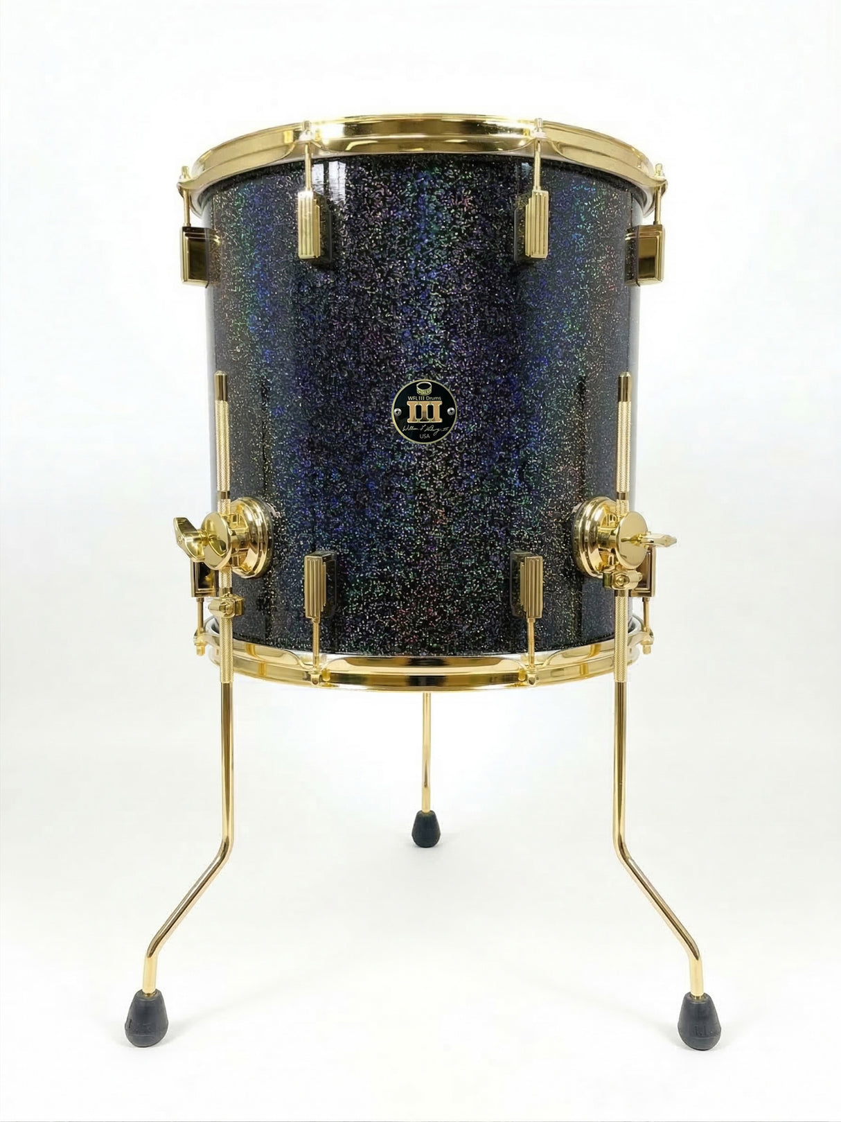 Floor tom 16" x 16" GALAXY SPARKLE Piano Black