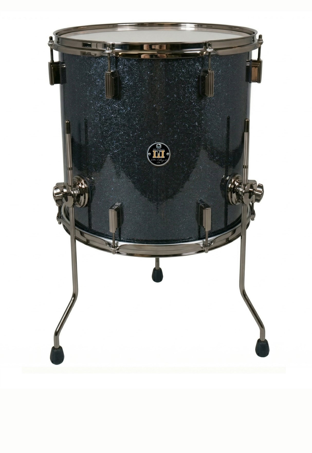 Floor tom 14" x 14" SPARKLE Piano Black