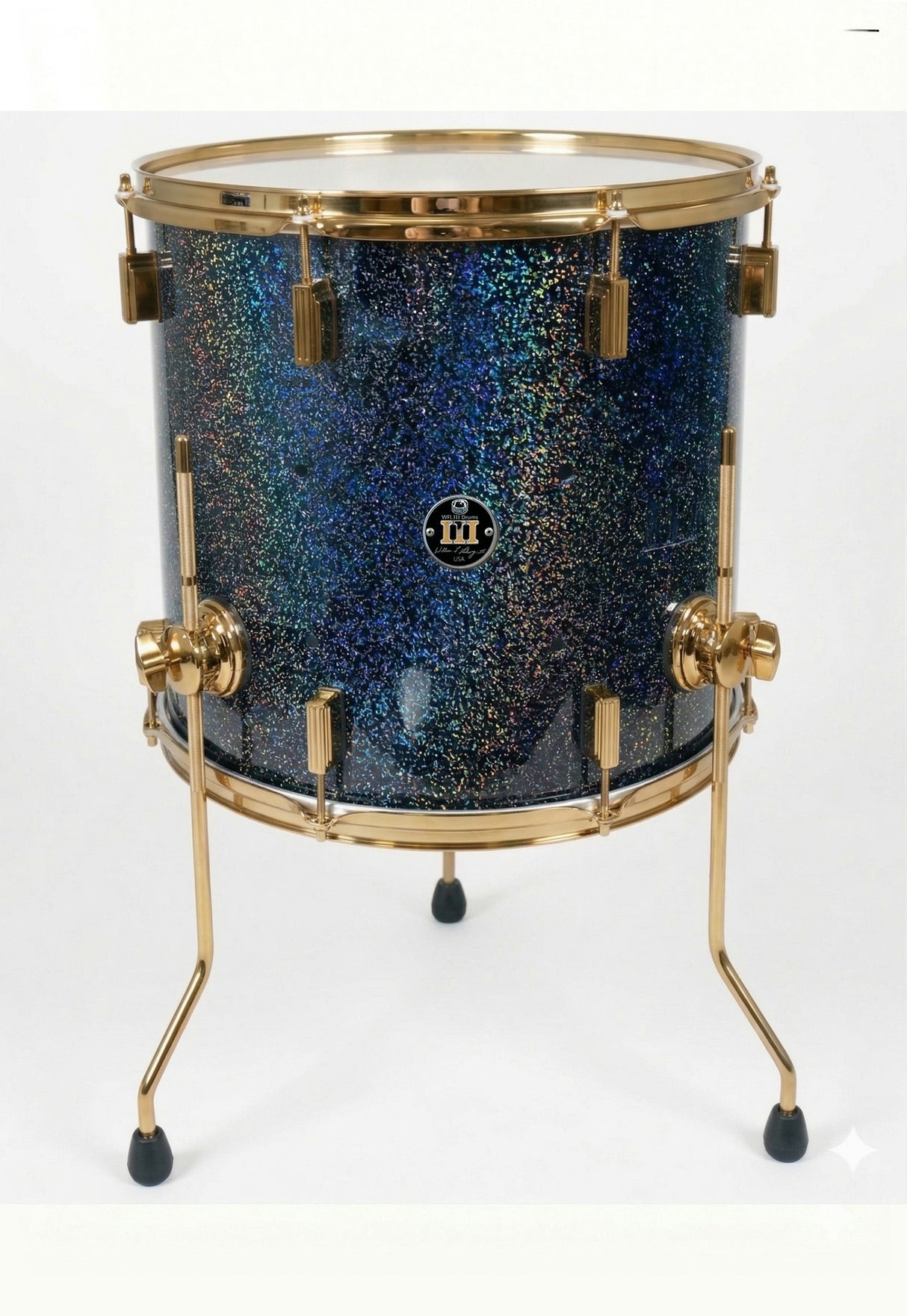 Floor tom 14" x 14" GALAXY SPARKLE Piano Black