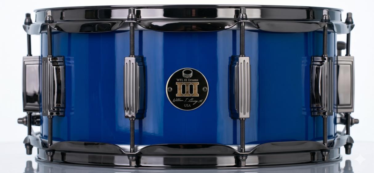 Snare 6.5" x 14" SOLID COLORS B3 Blue