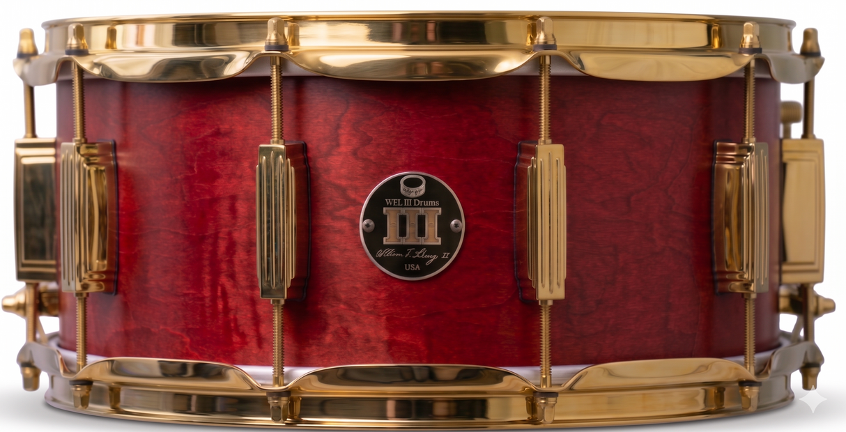 Snare 6.5" x 14" SuperNatural™ Ruby Red