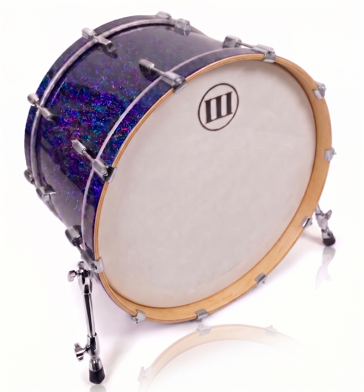 Bass Drum 26" GALAXY SPARKLE Deep Purple