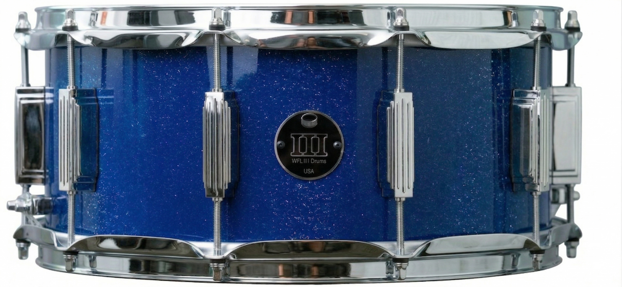 Snare 6.5" x 14" GALAXY SPARKLE B3 Blue