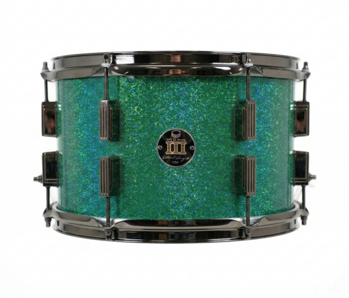 Rack tom 8" x 12" GALAXY SPARKLE Emerald City Green
