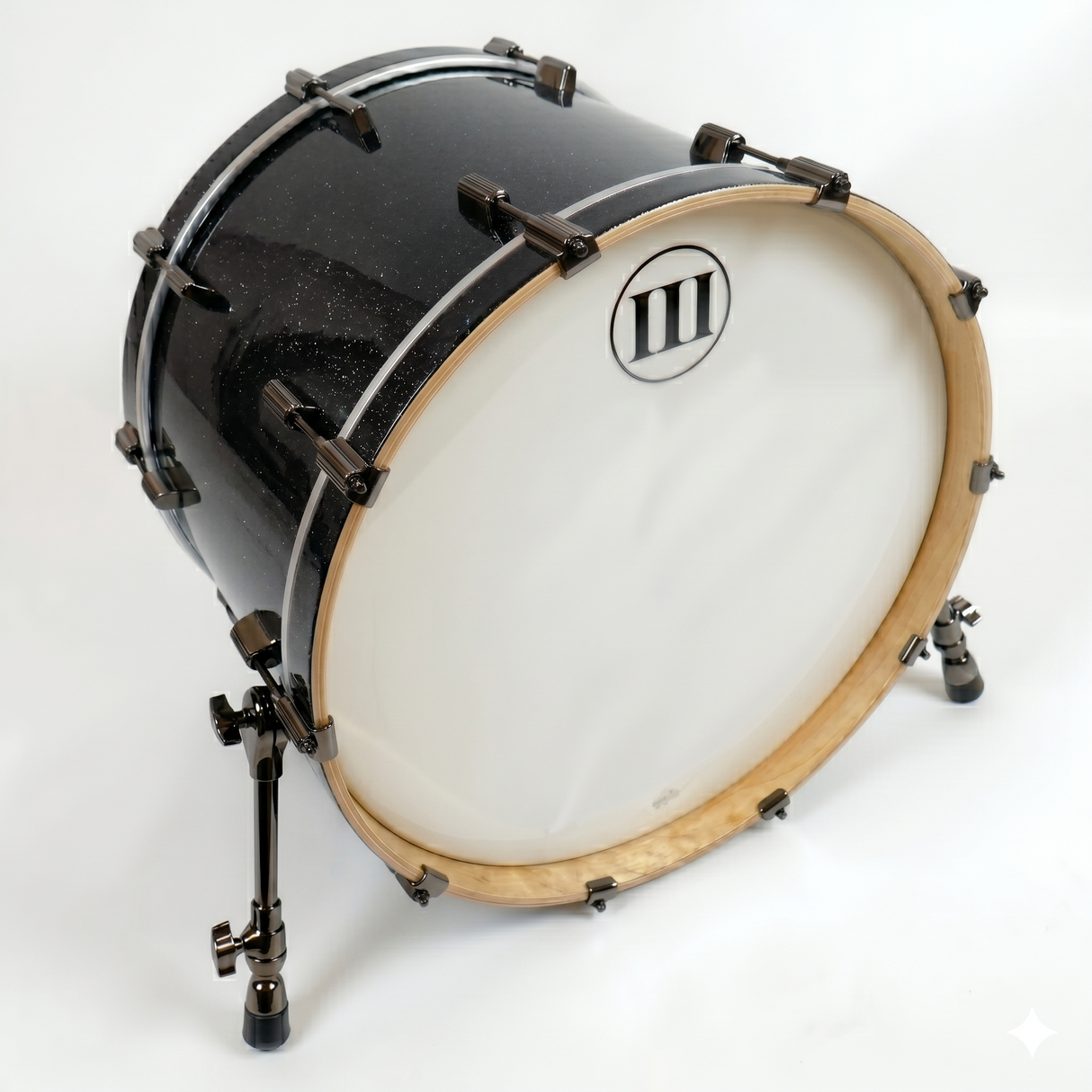 Bass Drum 22" SPARKLE Piano Black