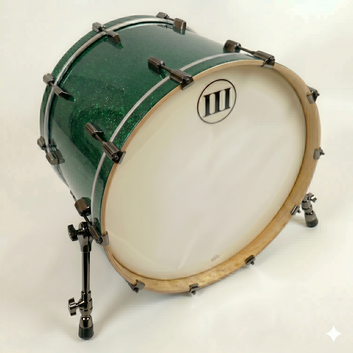 Bass Drum 22" SPARKLE Emerald City Green