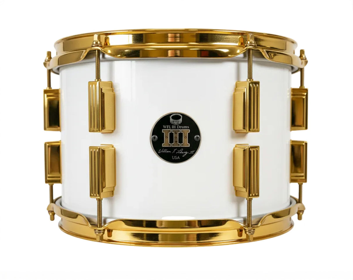 Rack tom 8" x 10" SOLID COLORS Arctic White