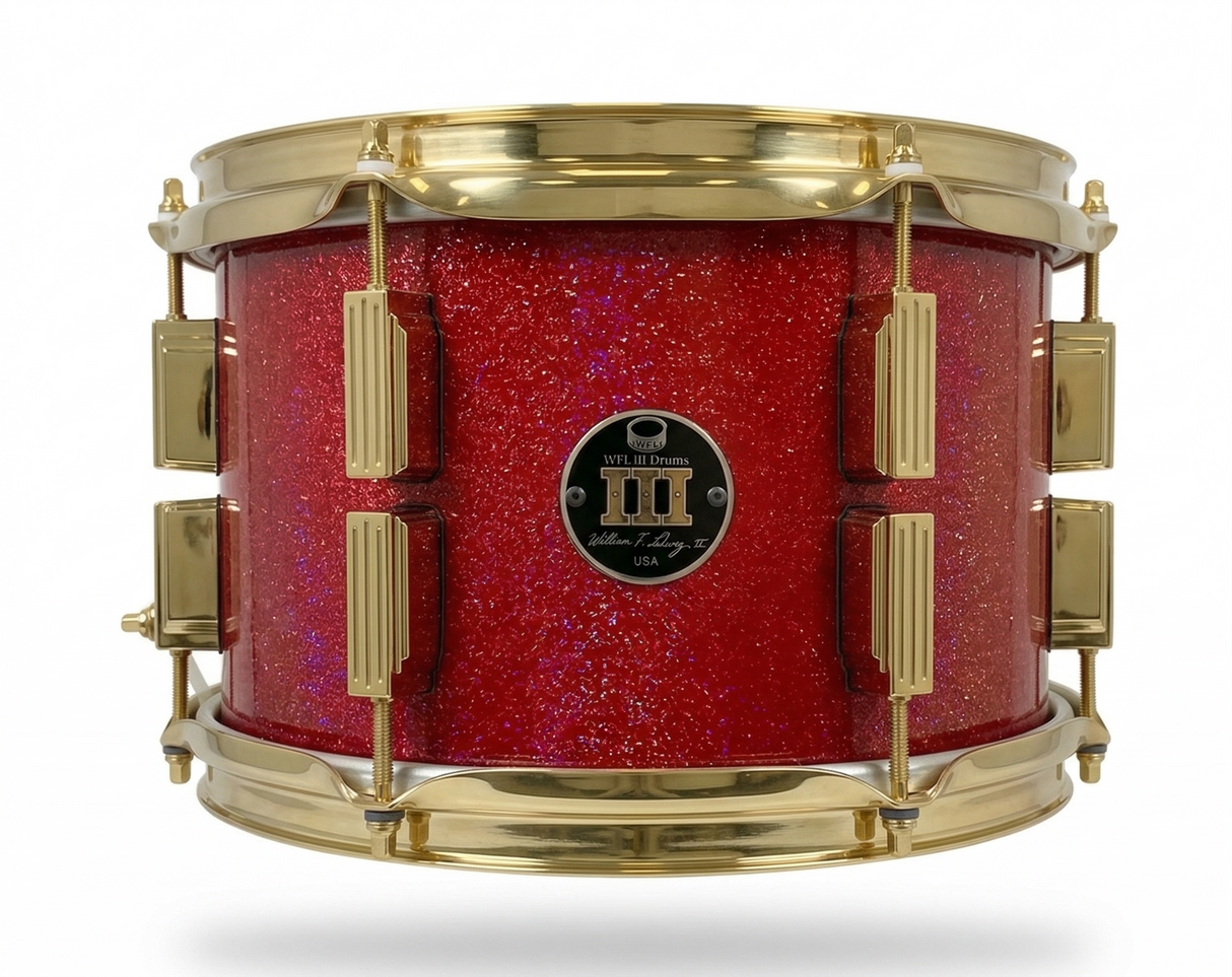 Rack tom 8" x 10" GALAXY SPARKLE Ruby Red