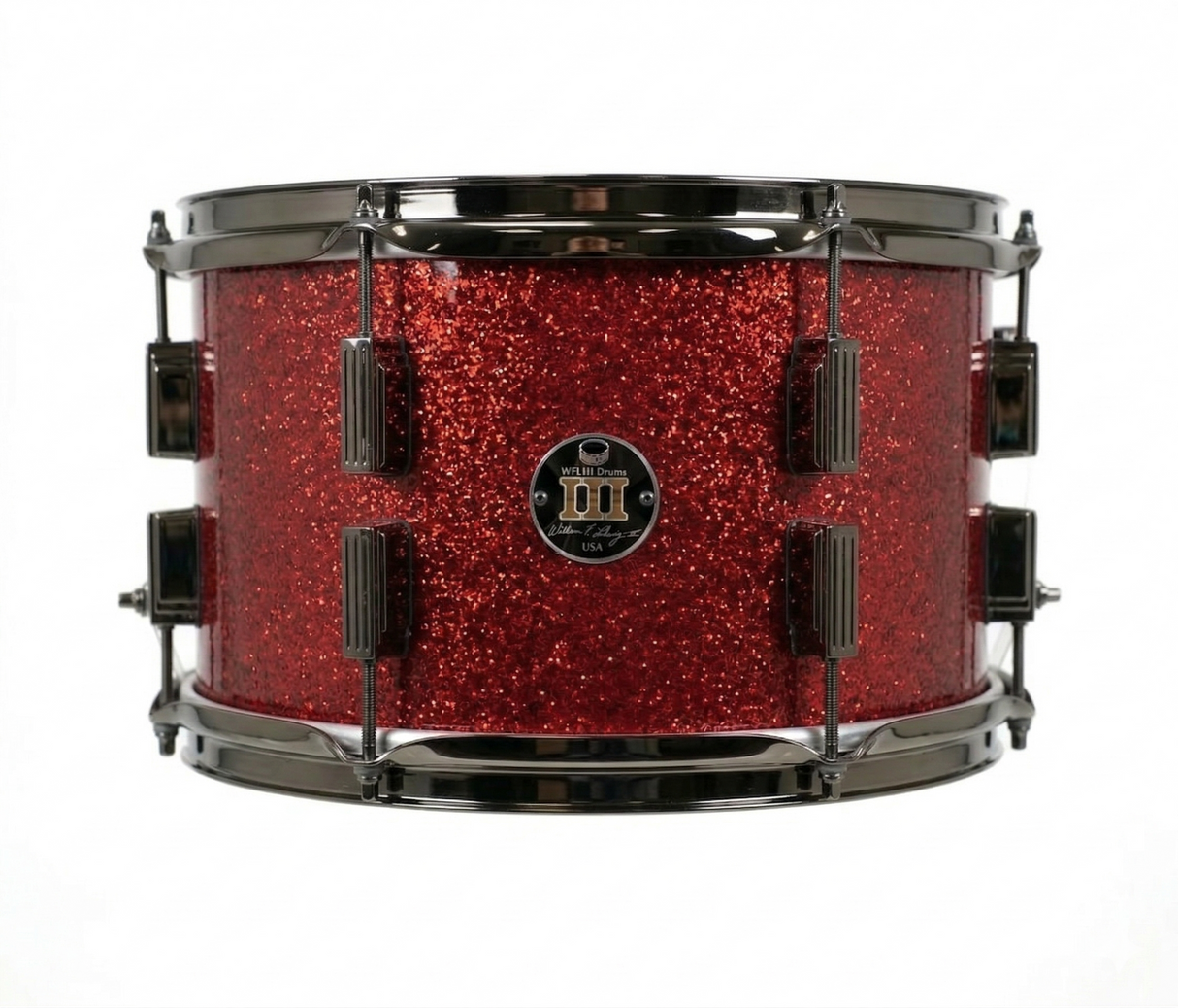 Rack tom 8" x 12" SPARKLE Ruby Red