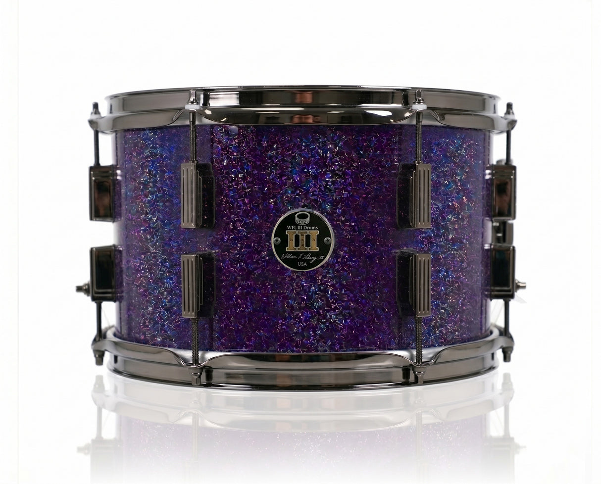 Rack tom 8" x 12" GALAXY SPARKLE Deep Purple