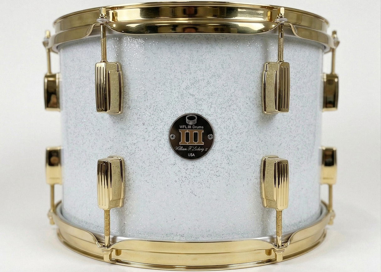 Rack tom 9" x 13" SPARKLE Arctic White