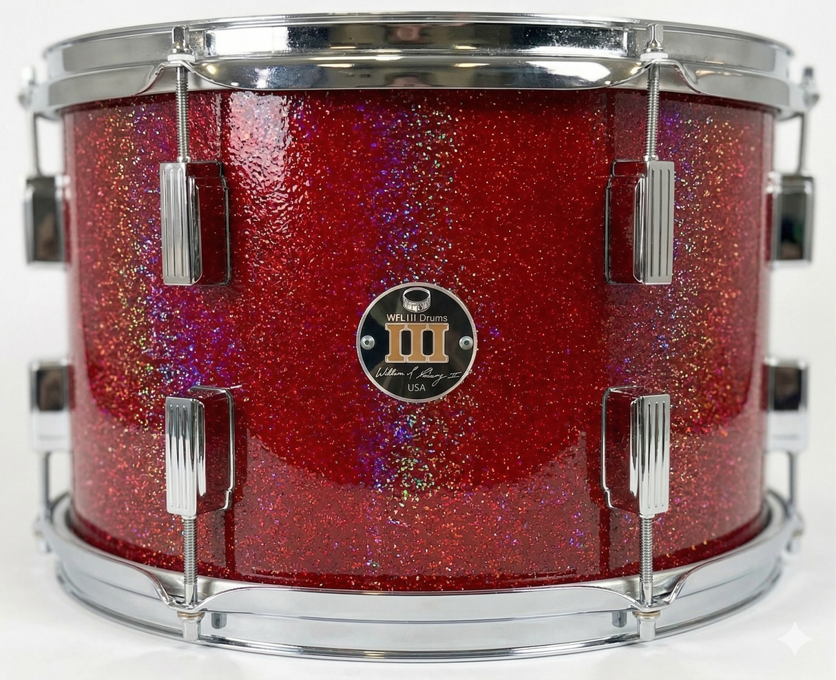 Rack tom 9" x 13" GALAXY SPARKLE Ruby Red