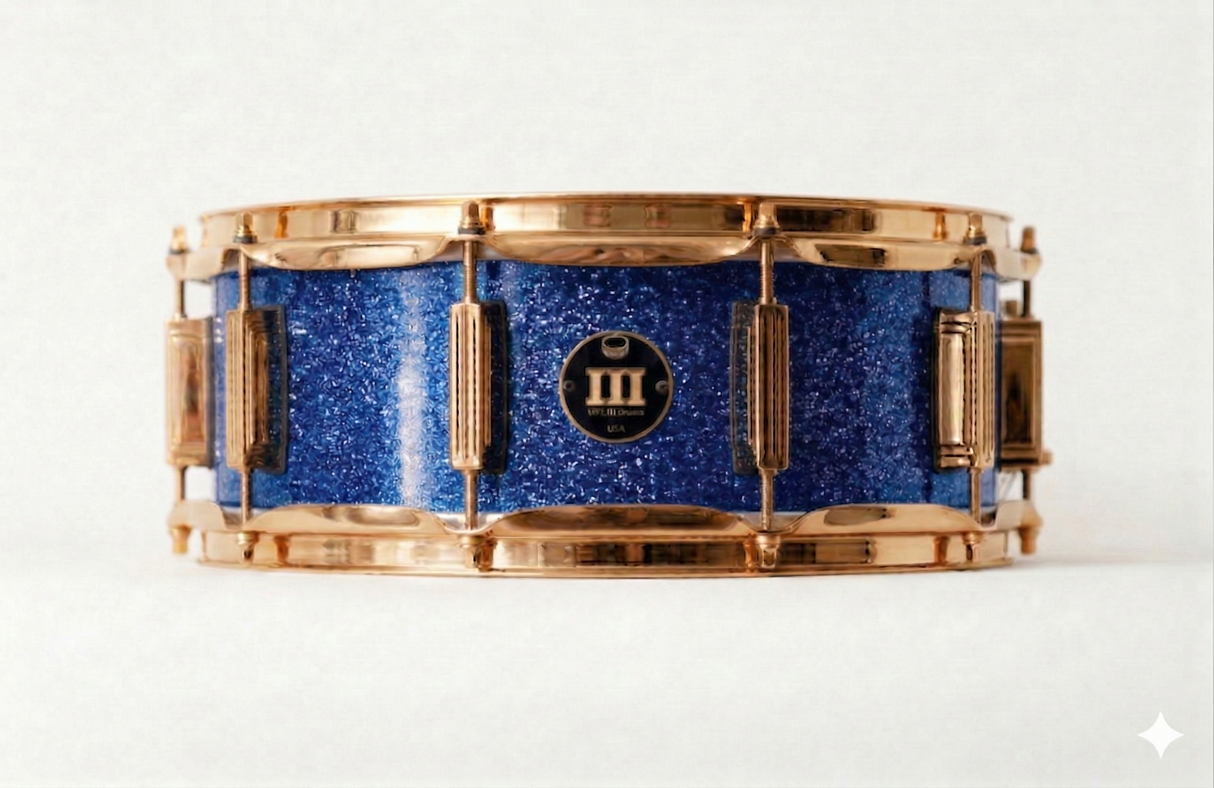 Snare 5.5" x 14" SPARKLE B3 Blue