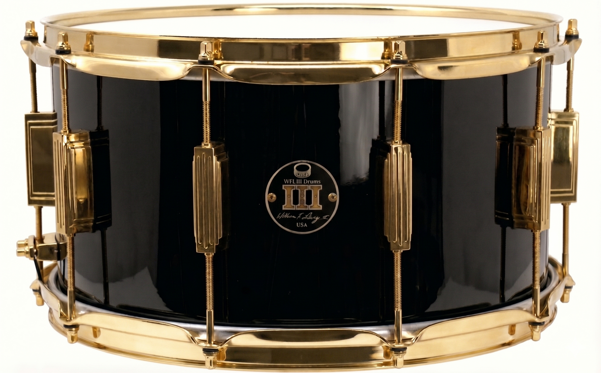 Snare 8" x 14" SOLID COLORS Piano Black