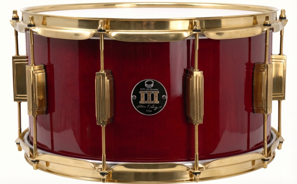 Snare 8" x 14" SOLID COLORS Ruby Red