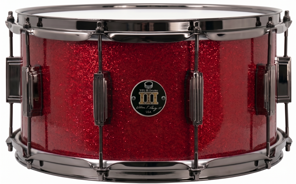 Snare 8" x 14" SPARKLE Ruby Red