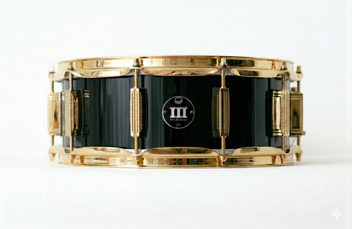 Snare 5.5" x 14" SOLID COLORS Piano Black