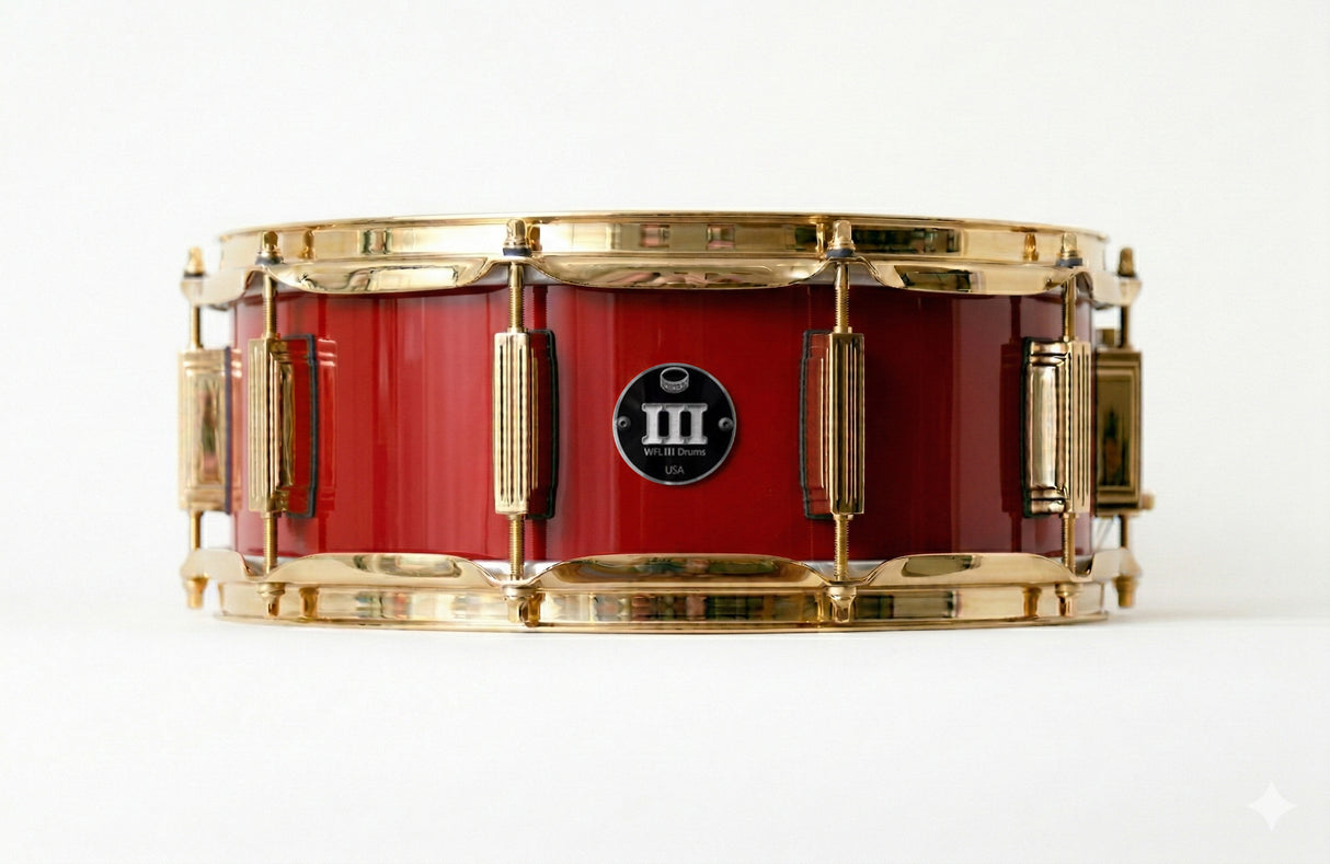Snare 5.5" x 14" SOLID COLORS Ruby Red