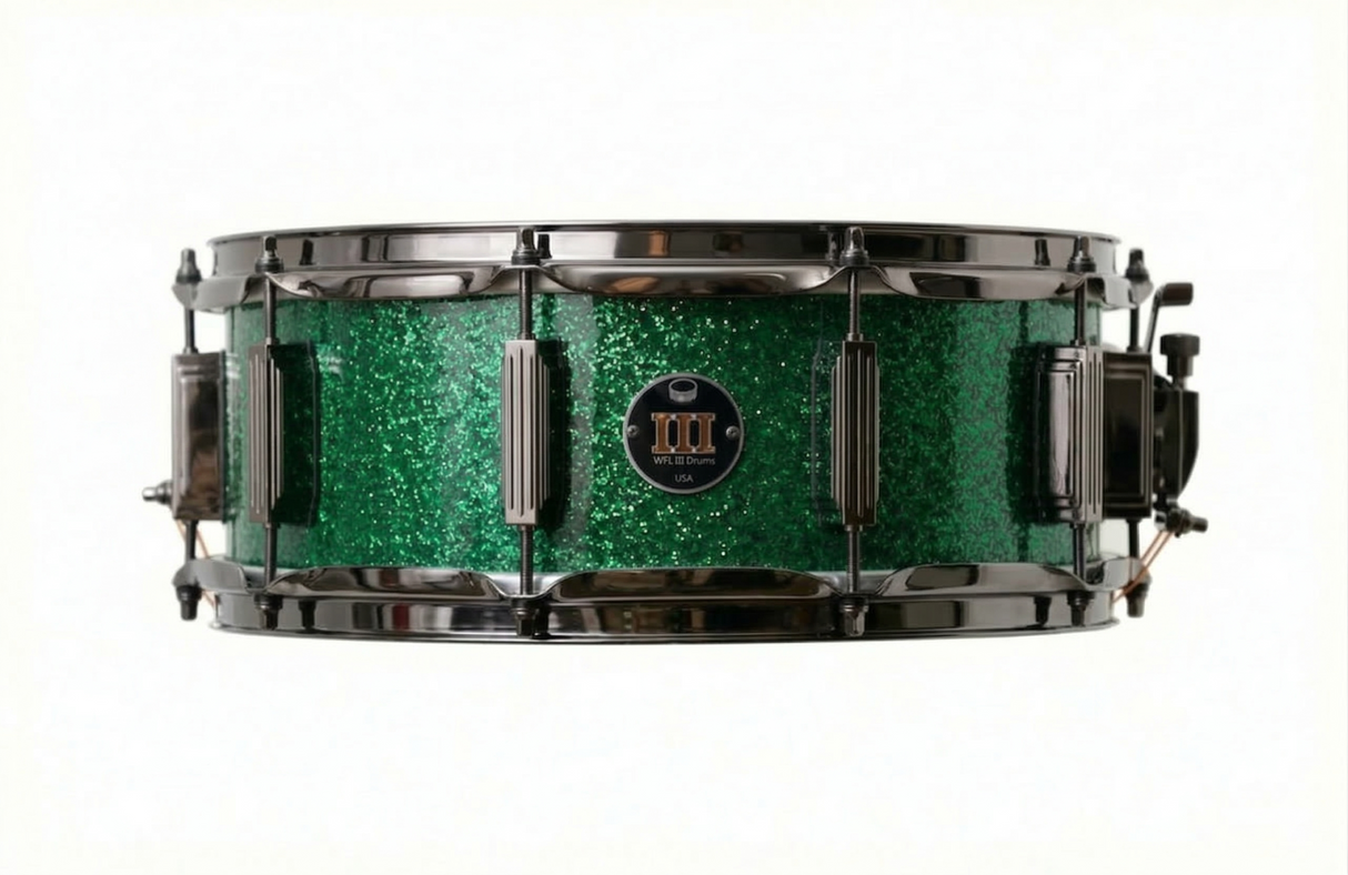 Snare 5.5" x 14" SPARKLE Emerald City Green