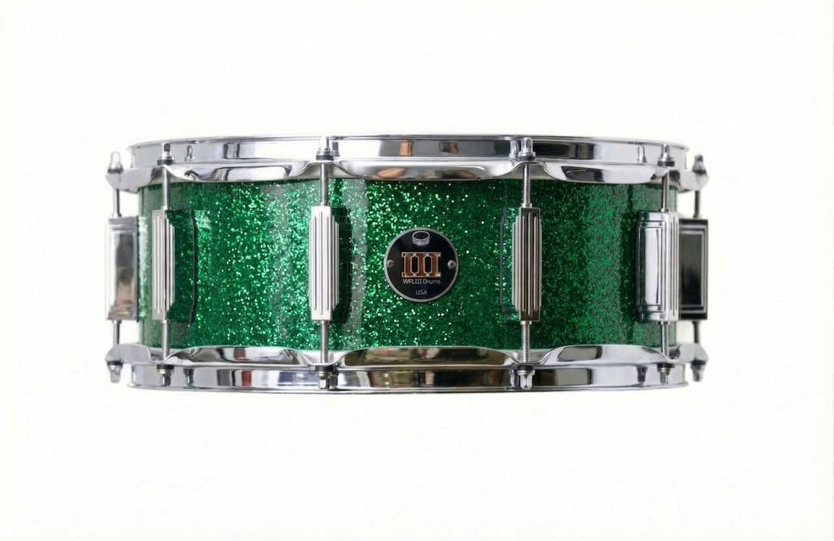 Snare 5.5" x 14" SPARKLE Emerald City Green