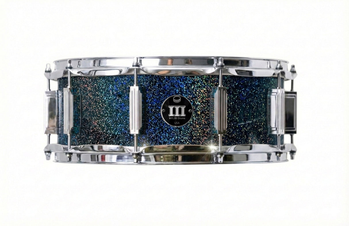 Snare 5.5" x 14" GALAXY SPARKLE Piano Black