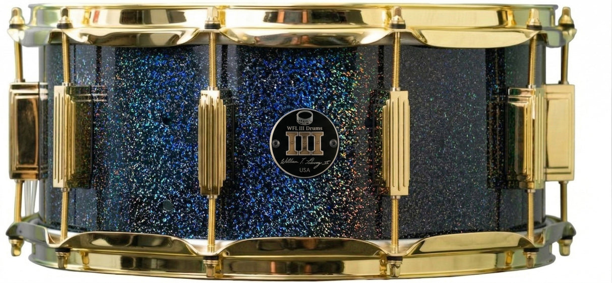 Snare 6.5" x 14" GALAXY SPARKLE Piano Black