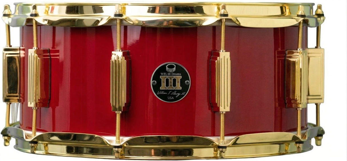 Snare 6.5" x 14" SOLID COLORS Ruby Red