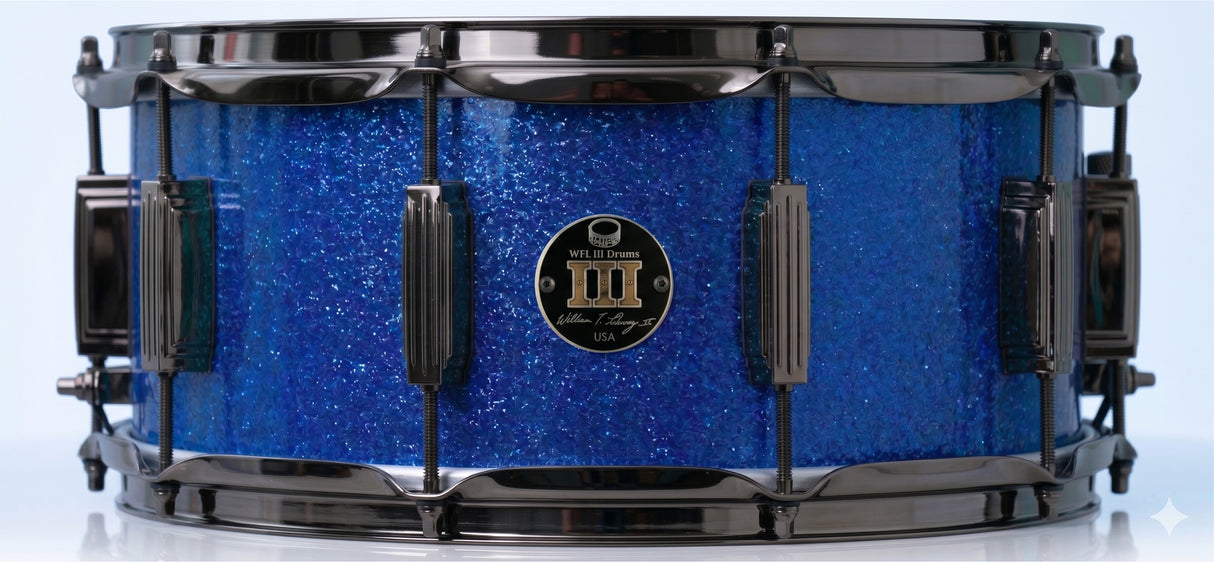Snare 6.5" x 14" SPARKLE B3 Blue