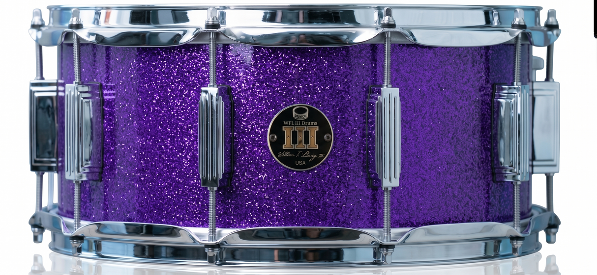 Snare 6.5" x 14" SPARKLE Deep Purple