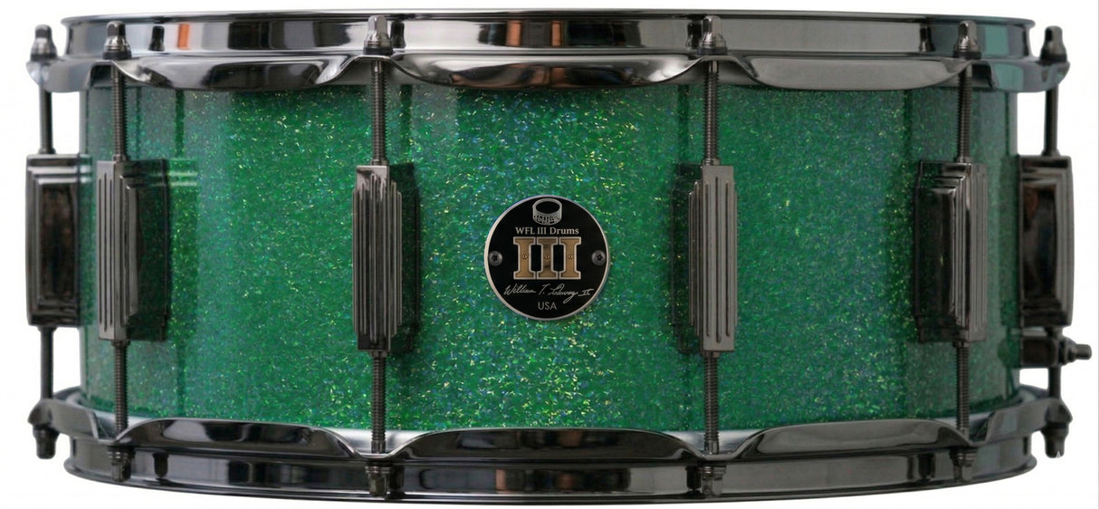 Snare 6.5" x 14" GALAXY SPARKLE Emerald City Green