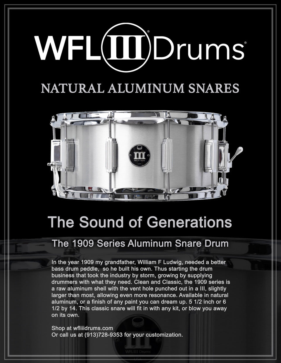 Snare 6.5" x 14" Snare Drum -  Aluminum