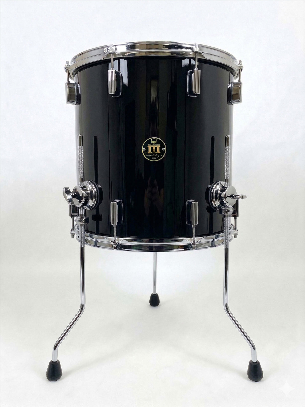 Floor tom 16" x 16" SOLID COLORS Piano Black