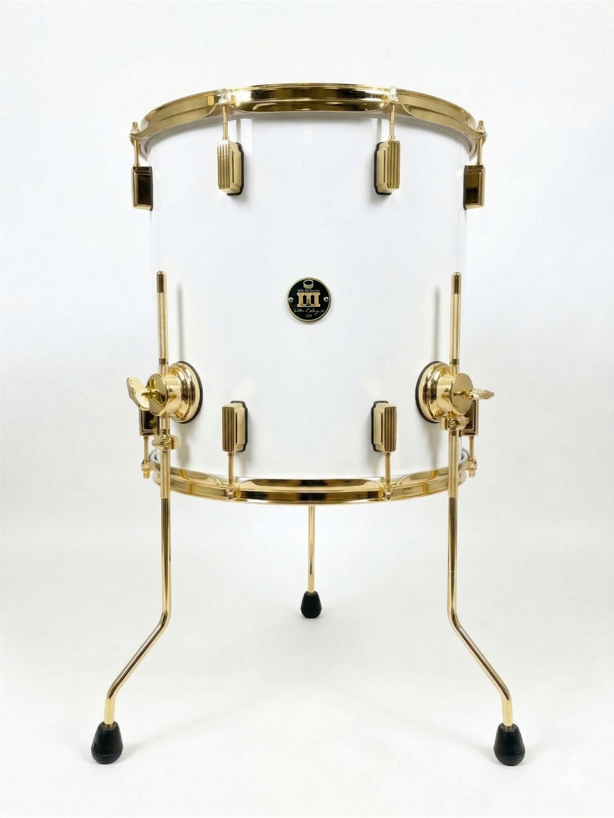 Floor tom 16" x 16" SOLID COLORS Arctic White