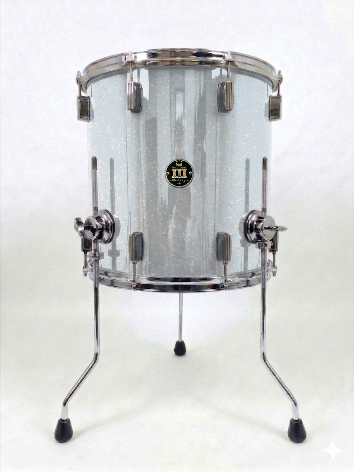 Floor tom 16" x 16" GALAXY SPARKLE Arctic White