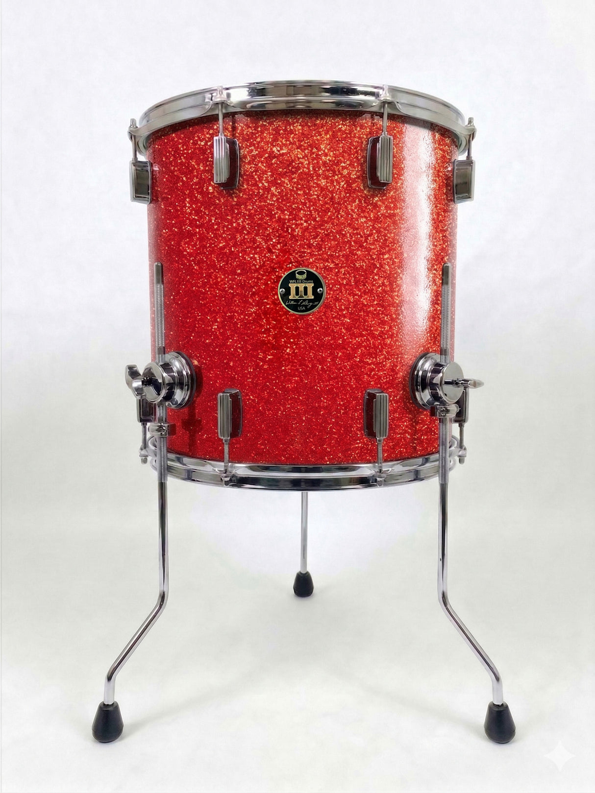 Floor tom 16" x 16" GALAXY SPARKLE Ruby Red