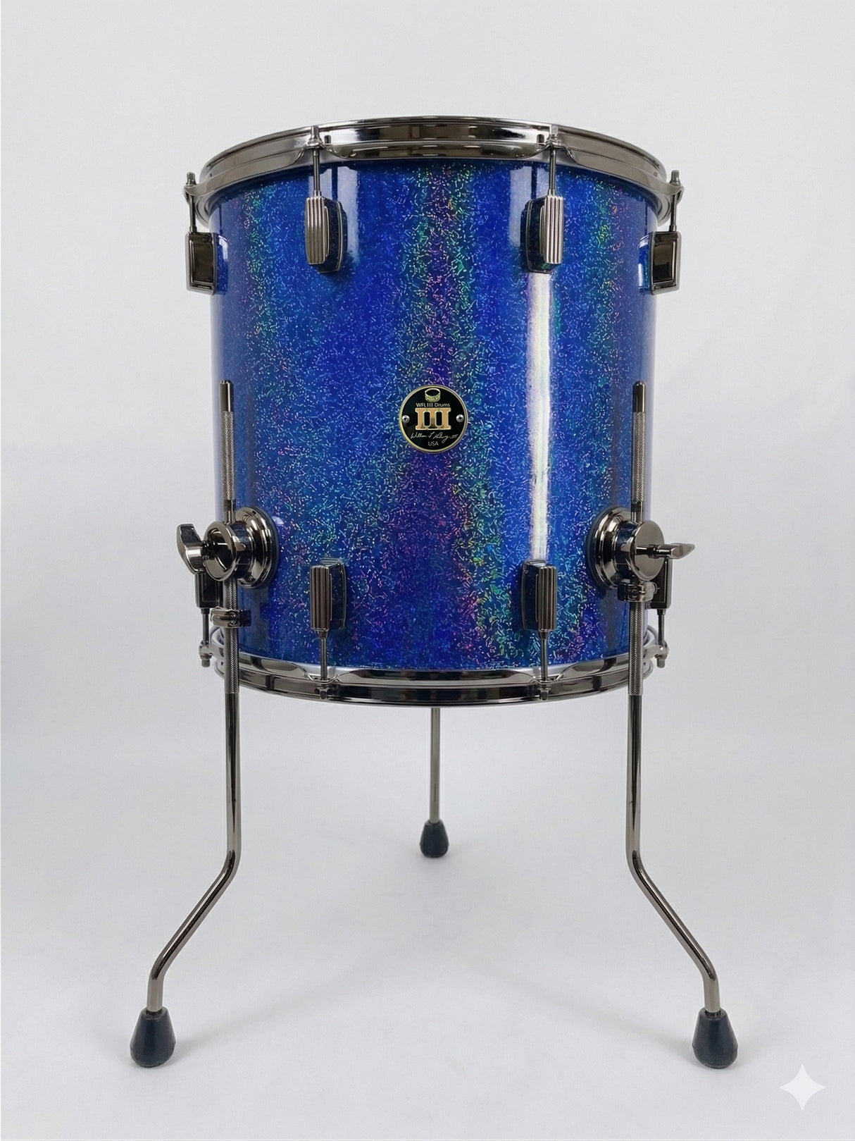 Floor tom 16" x 16" GALAXY SPARKLE B3 Blue