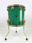 Floor tom 16" x 16" GALAXY SPARKLE Emerald City Green