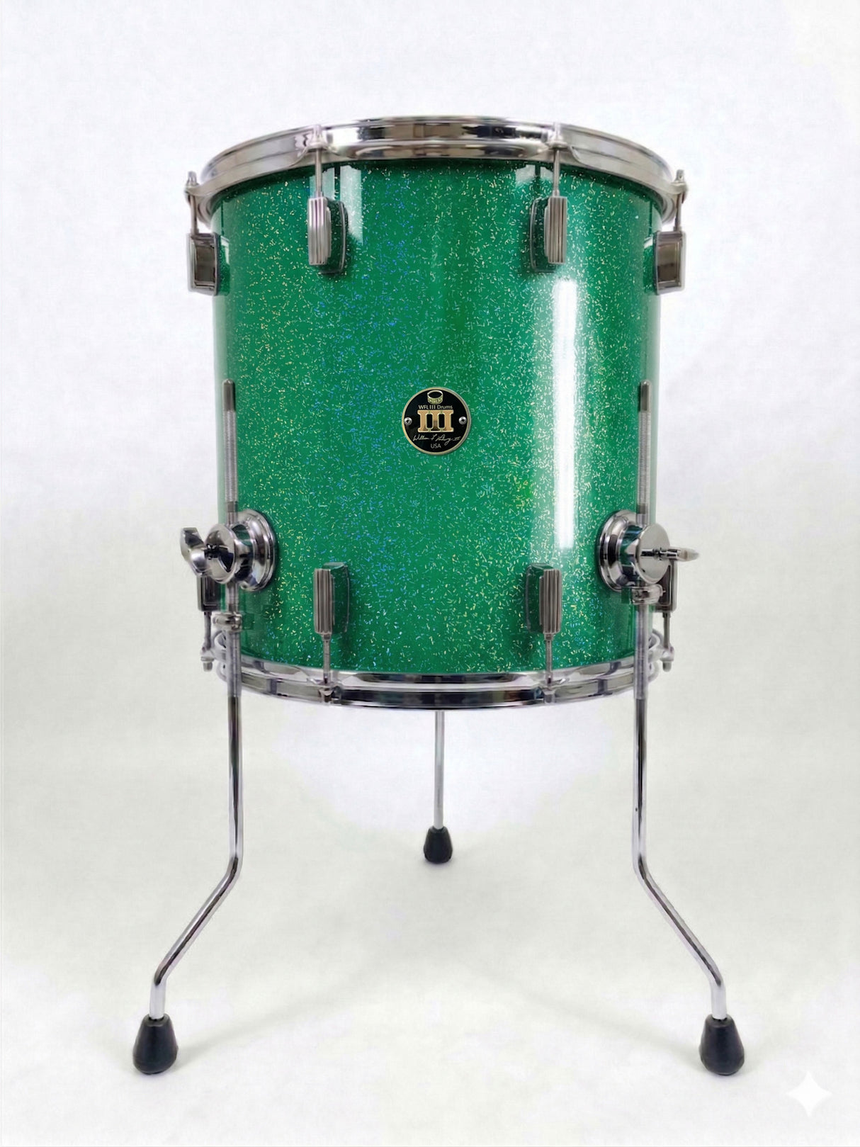 Floor tom 16" x 16" GALAXY SPARKLE Emerald City Green