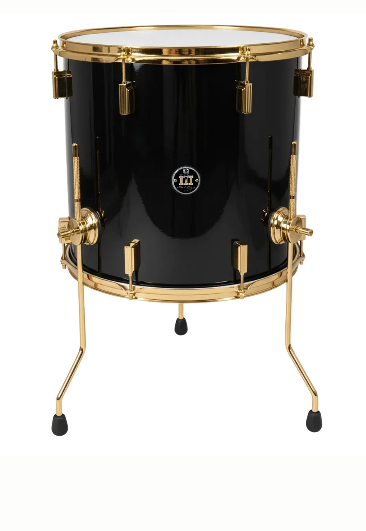Floor tom 14" x 14" SOLID COLORS Piano Black