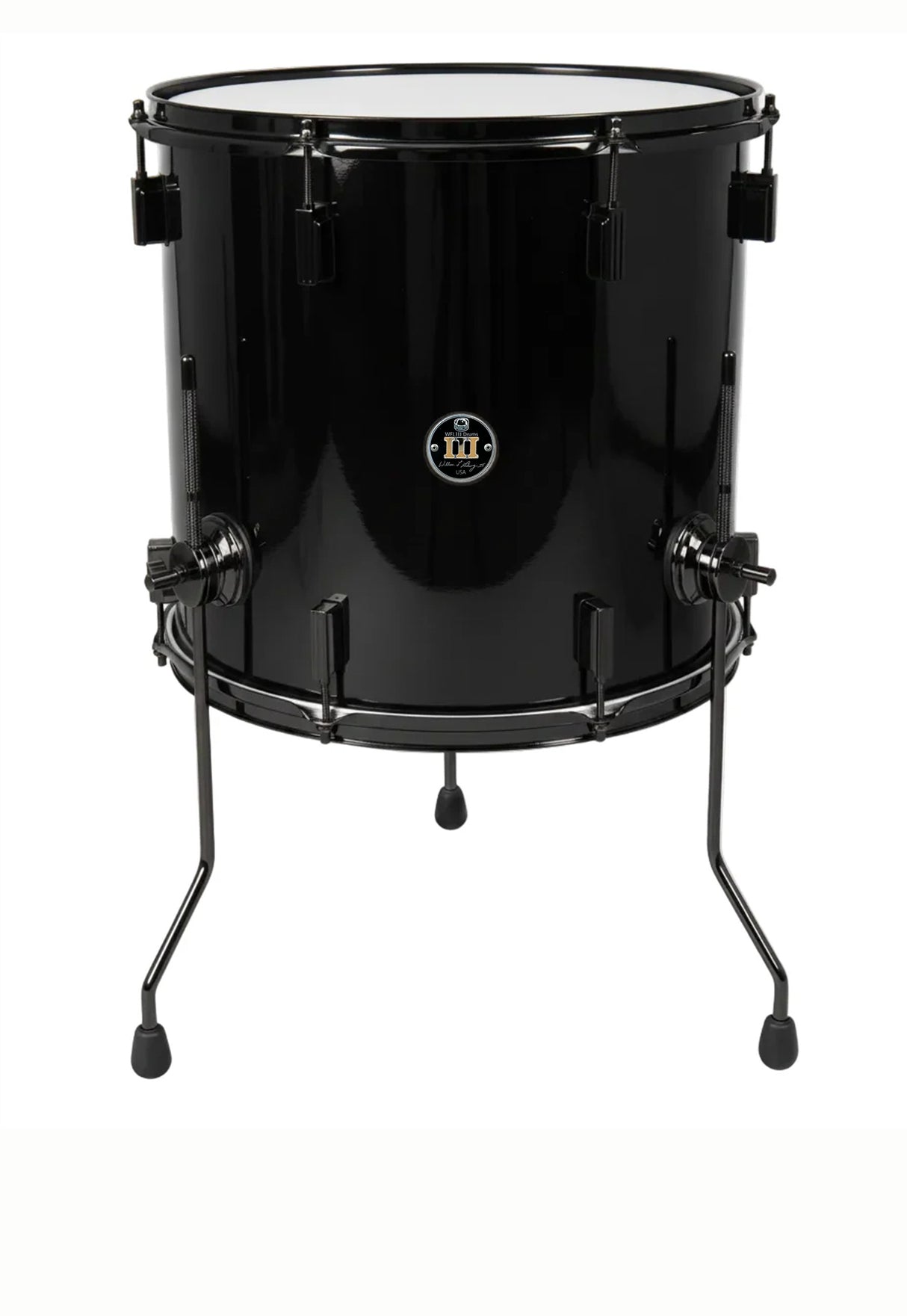 Floor tom 14" x 14" SOLID COLORS Piano Black