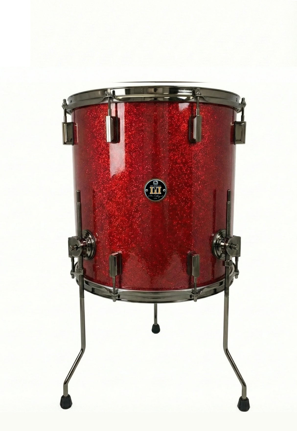 Floor tom 16" x 16" SPARKLE Ruby Red