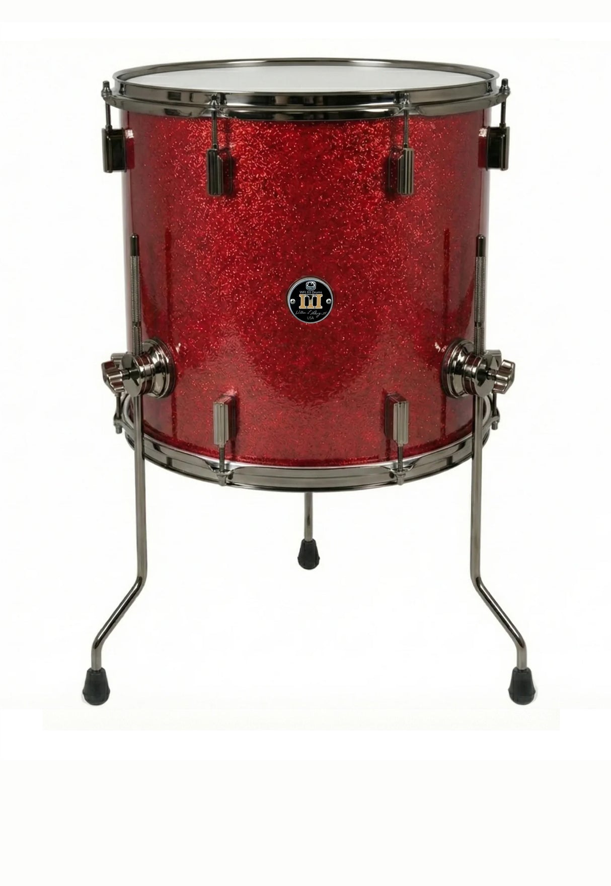 Floor tom 14" x 14" SPARKLE Ruby Red