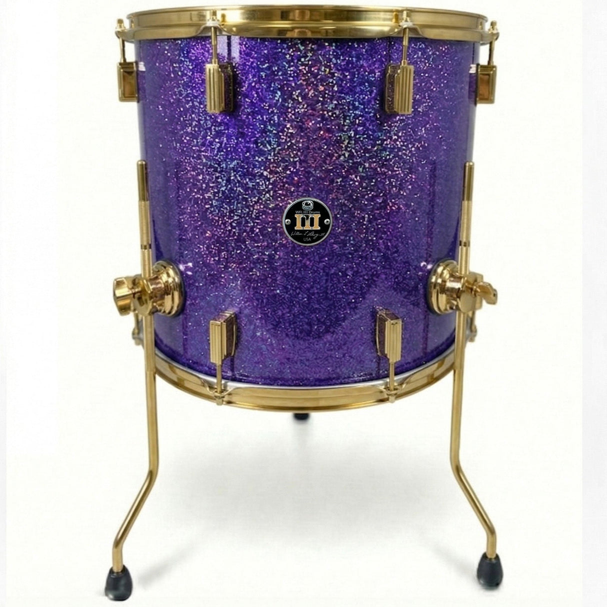 Floor tom 14" x 14" SPARKLE Deep Purple