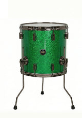 Floor tom 14" x 14" SPARKLE Emerald City Green