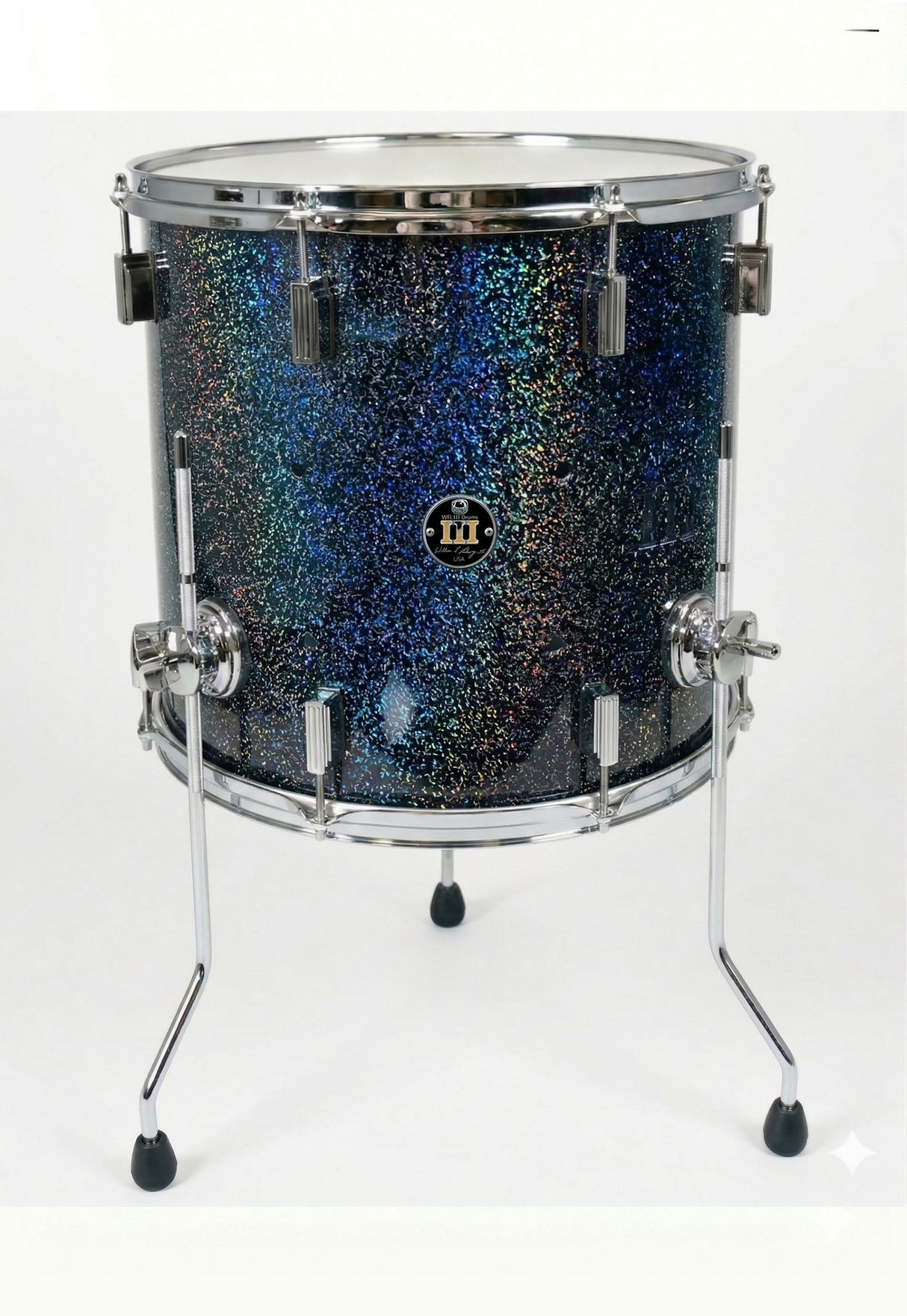 Floor tom 14" x 14" GALAXY SPARKLE Piano Black