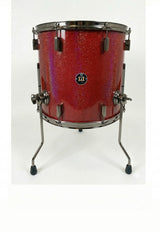 Floor tom 14" x 14" GALAXY SPARKLE Ruby Red
