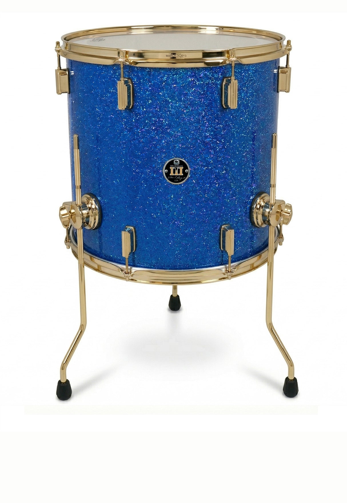 Floor tom 14" x 14" GALAXY SPARKLE B3 Blue
