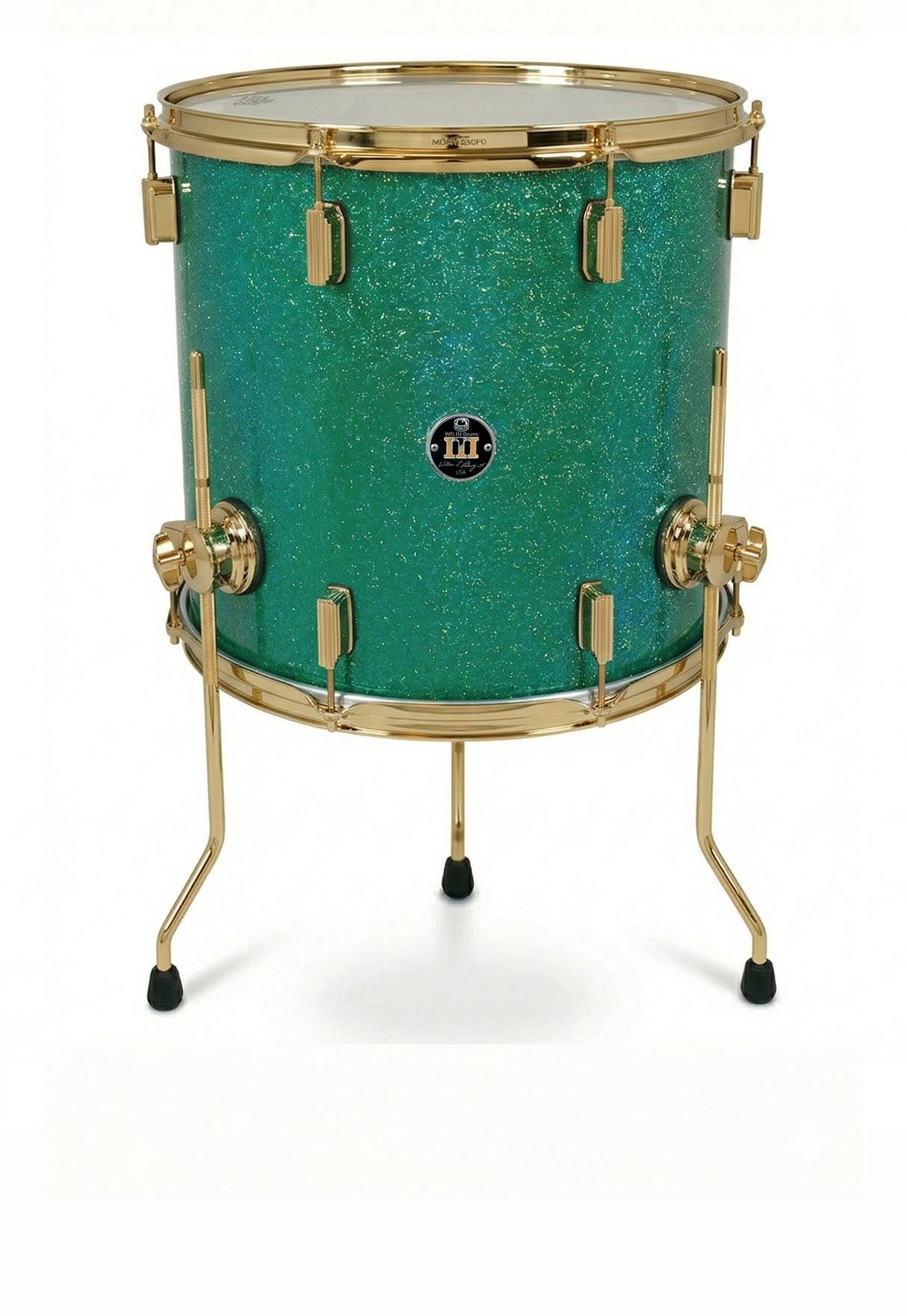 Floor tom 14" x 14" GALAXY SPARKLE Emerald City Green