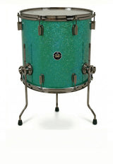 Floor tom 14" x 14" GALAXY SPARKLE Emerald City Green