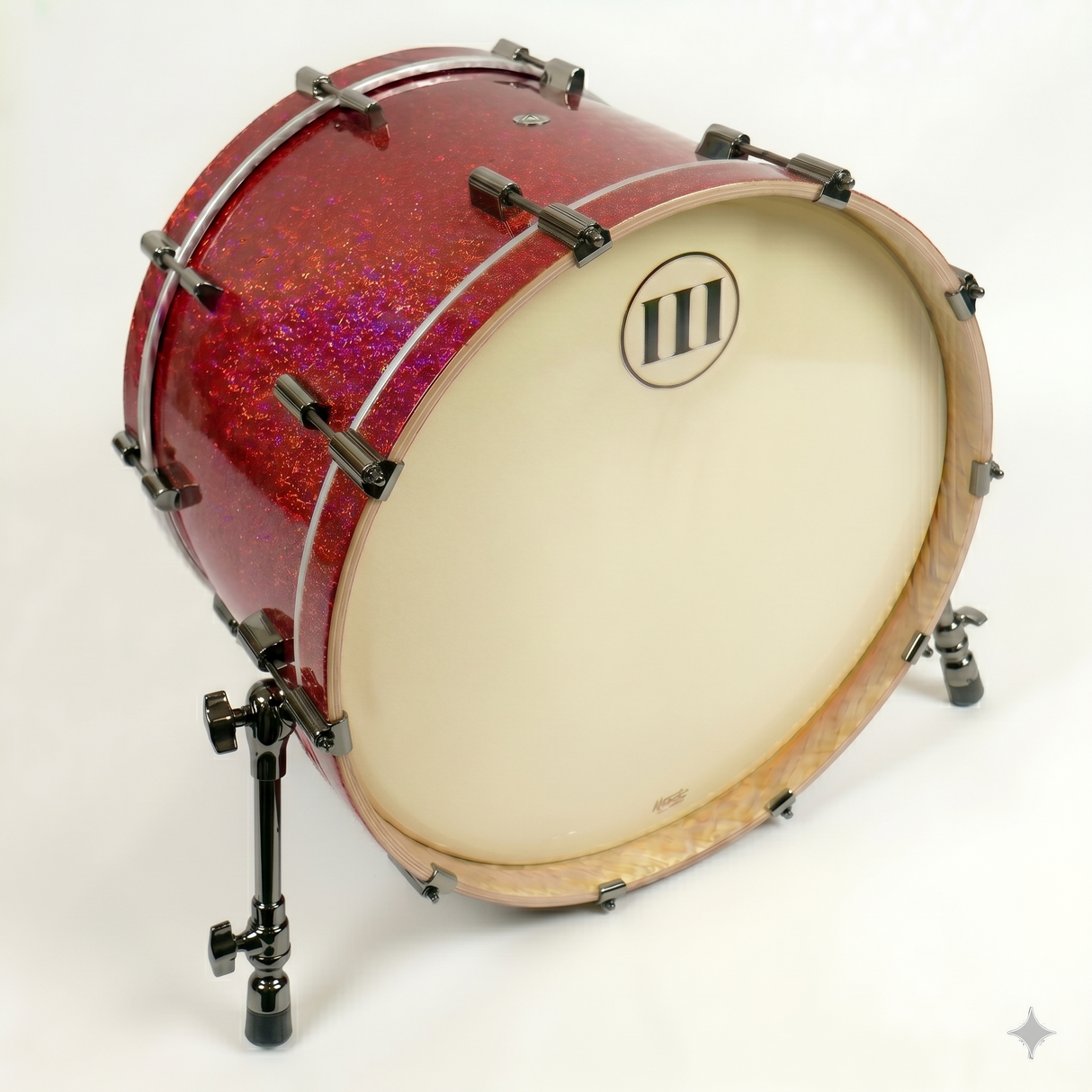 Bass Drum 22" GALAXY SPARKLE Ruby Red